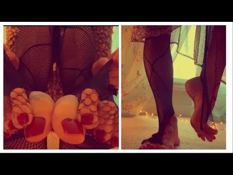 ASMR tights/stockings scratching, pulling and ripping...very lo-fi - possible temporary upload