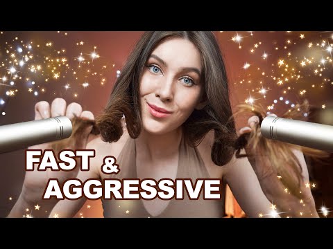 Fast & Aggressive ASMR: Intense Mouth Sounds and Mic Brushing for Instant Relaxation!