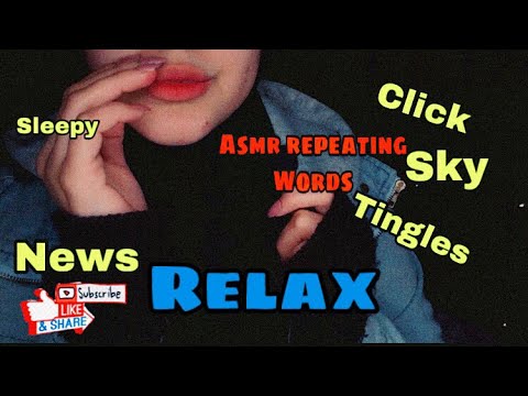 Arabic ASMR Repeating Trigger words💤🌸 / تكرار الكلمات فيديو يستعدك على الاسترخاء