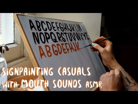 Practicing Casuals with Mouth Sounds ASMR