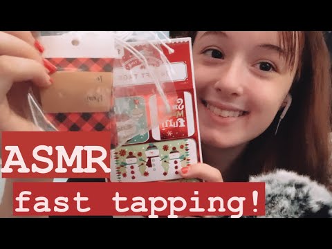ASMR Fast Tapping!🎄