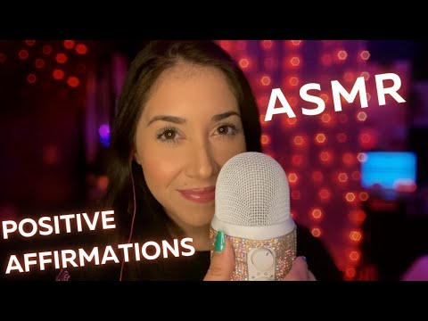 ASMR • Positive Affirmations with Clicky whispers asmr ~ Anixety relief Asmr