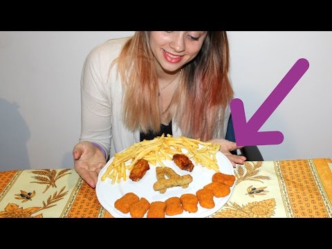 EATING A FACE OF CHICKEN! ASMR Eating Sounds