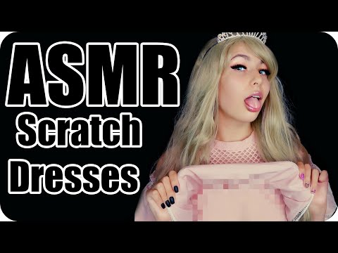 ASMR Scratching Dresses 🤍 ASMR Echo