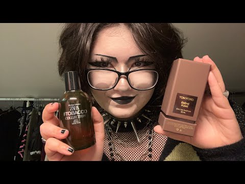 ASMR | tapping on my perfume collection (trigger words)