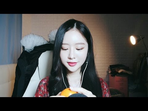 [ASMR] 귤 까먹기 eat mandarin