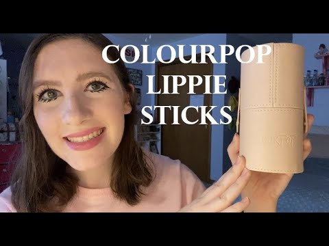 {ASMR} Swatching the Colourpop Lippie Sticks