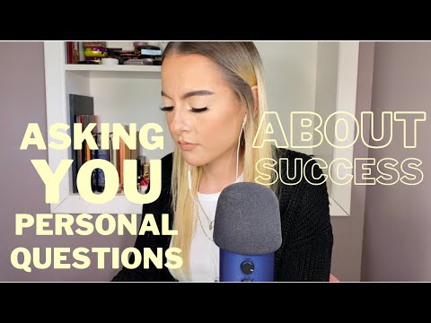 ASMR | asking you personal questions about success with typing