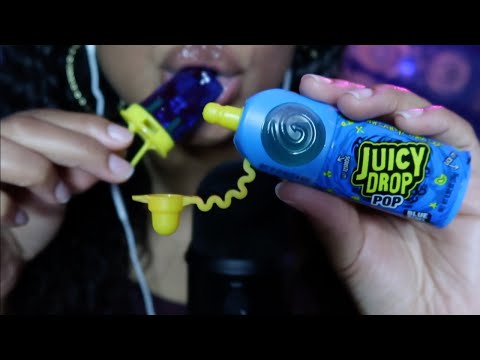ASMR | Eating Candy 🍭 | Juicy Drop Candy 🍬