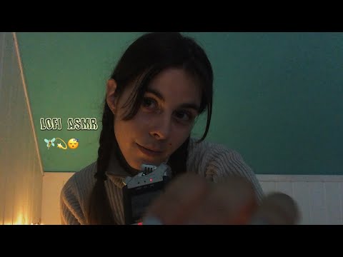 Lofi ASMR to relax you (hair clipping, tapping, trigger words in English and German)