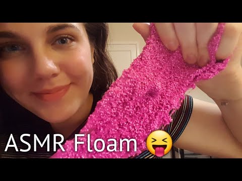 ASMR || Satisfying Floam/Slime Soundzzz | Some Face Touching and Whispering ||