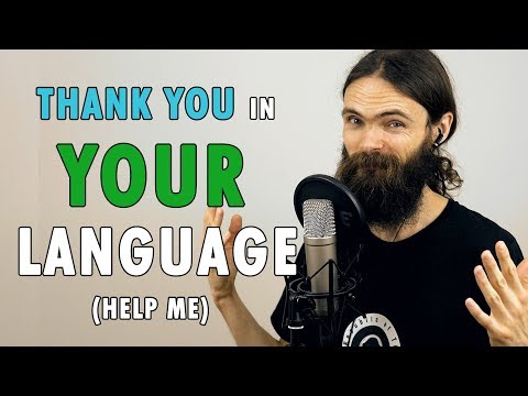 Teach Me How to Say "Thank You" in YOUR Language [PierreG ASMR]