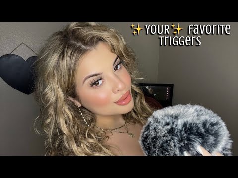 ASMR 💘 Saying your name + Doing YOUR favorite triggers