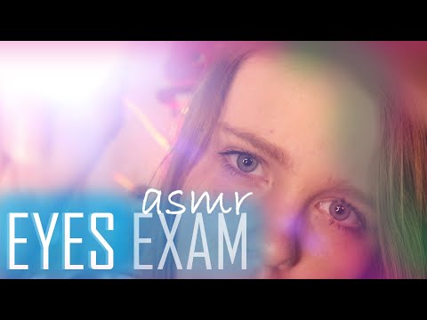 ASMR Eye Exam (❁´◡`❁) (Close-up Personal Attention Medical Dr Roleplay)