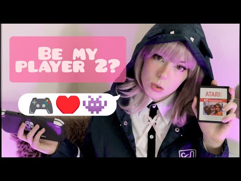 ASMR | Playing Cozy Games With Your Girlfriend Chiaki Nanami (cosplay, girlfriend roleplay)