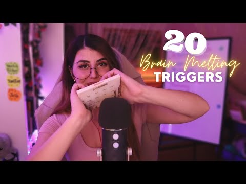 ASMR 20 Triggers In 25 Minutes || ✨Brain MELTING Tingles ✨