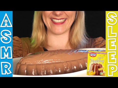 Pudding eating ASMR - The best soft & relaxing mouth sounds