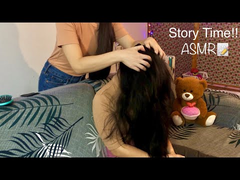 ASMR Hair Brushing + STORY TIME!! 🎙📝 (Celebrity Hunks in the 90’s + Awkward Tween Memories lol) 😂