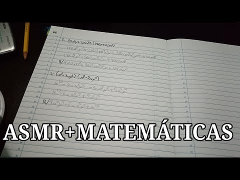 ASMR Aprende matemáticas y duerme Hombre ASMR