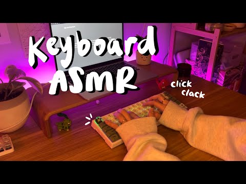 ASMR: TYPING on different keyboards!!