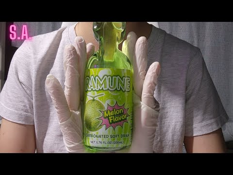 Asmr | Drinking Melon Ramune Soda (BURPS)