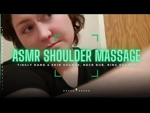 ASMR Fast & Aggressive Massage 🖤✨️ Shoulder   and Neck Massage, No Talking