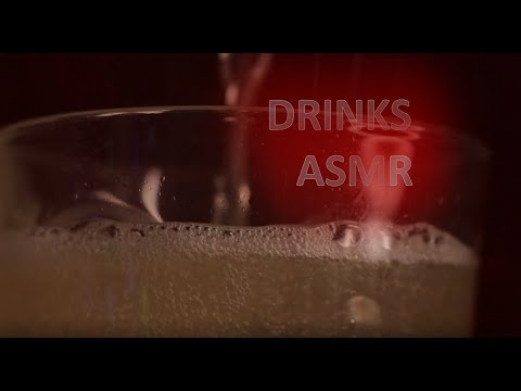 ASMR Pouring drinks in under two minutes / Short ASMR / Super satisfying.