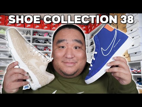 ASMR Shoe Collection 38 - Unboxing, Tapping, Scratching, Whispered for Relaxation and SLEEP 💤