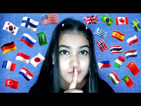 ASMR "Shut Up" In 26 Different Languages