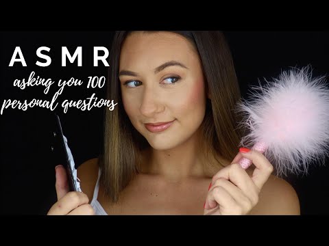 [ASMR] Asking You 100 Personal Questions 👀✨(Whispered)