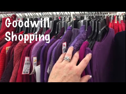 ASMR Goodwill Shopping (No talking) Hangers & tags. Not monetized. No soft spoken version.
