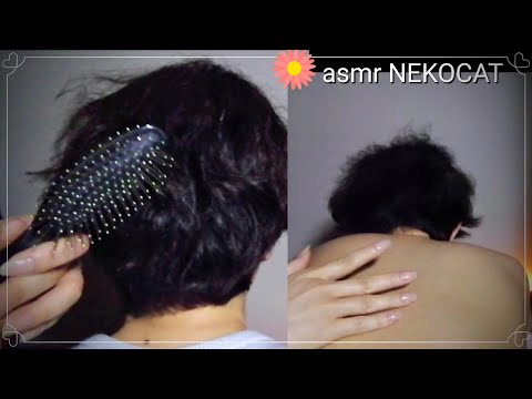 [ASMR] Hair Brushing | Back Scratch