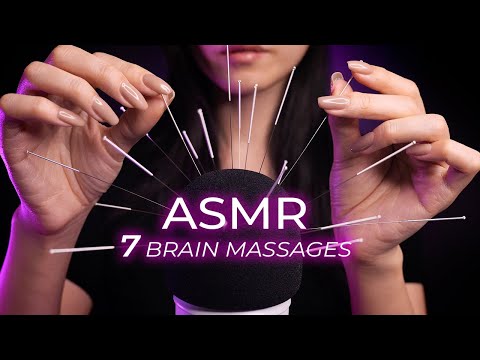ASMR 7 Brain Massages to Cure Your Tingle Immunity (No Talking)