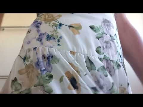ASMR scratching on clothes (cute summer dress) - lofi