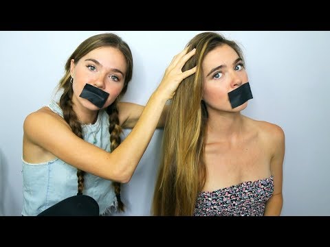 ASMR TWINS You Pick Our ASMR Triggers - Relaxing Hair Brushing, Tracing, & More (sleep inducing)