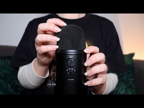 ASMR - Slow Scratching All Over The Microphone (Without Windscreen) [No Talking]