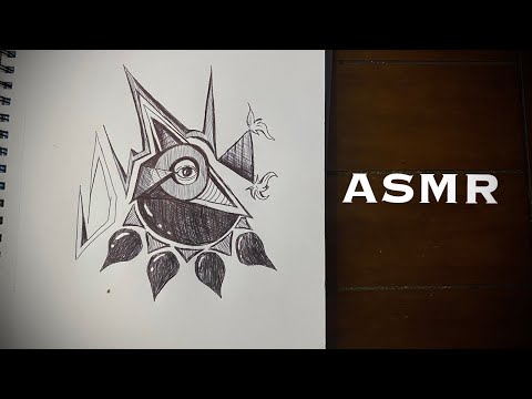 [ASMR] Random pen sketch whispering/ aggressive writing sounds