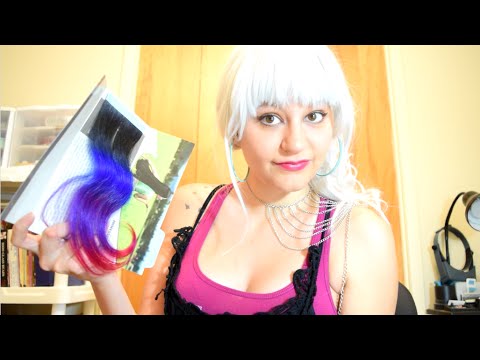 ASMR Haircut Role Play: Putting in Your Hair Extensions. Soft Spoken Close Whispers TyHermenlisahair