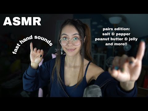ASMR | Fast Aggressive Hand Sounds: Salt and Pepper + More Pairs!