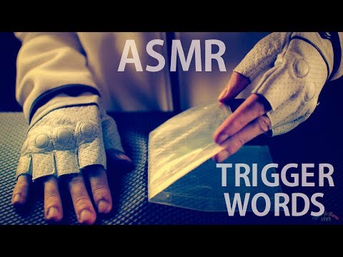 [ASMR] Sticky Tape / Peeling - ENGLISH & FRENCH Whispering Trigger Words