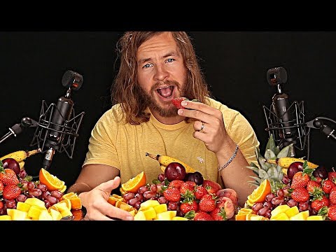 ASMR: EATING "EXOTIC" FRUIT (Crunchy/Juicy Mouth Sounds)