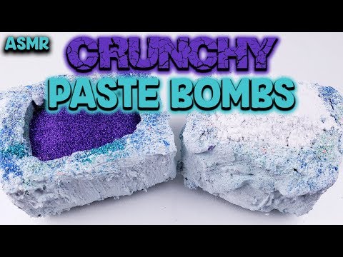 ASMR Crunchy Paste Bombs - Satisfying Floral Foam ASMR