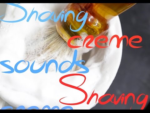 [音フェチ]シェビングクリームを混ぜる音[ASMR]Binaural shaving cream sounds(long ver.)/거품소리좋아요
