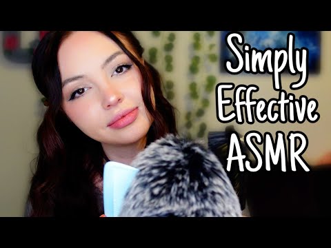 Simple Yet Effective ASMR (fluffy mic brushing, breathy whispers ear to ear)