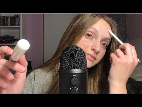 ASMR Tracing My Face & Yours (Soft Whisper)