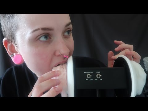 ASMR Cotton Candy Eating Off Your Ears [Ear Eating Sounds]
