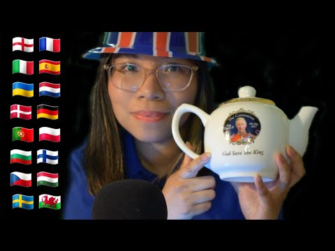 ASMR KING'S CORONATION - GOD SAVE THE KING IN DIFFERENT LANGUAGES (Soft Speaking, Tapping) 🇬🇧👑