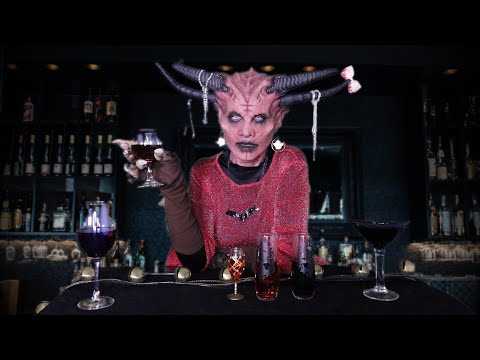 Krampus Is Your Bartender | Taste Testing The New Drink Menu | Devil Cosplay Roleplay | Christmas RP