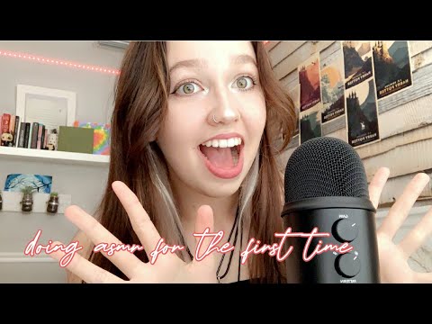 doing asmr for the first time