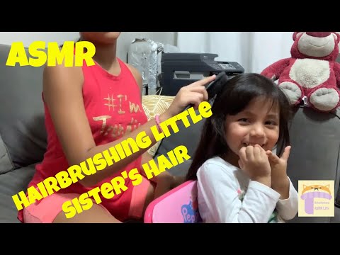 ASMR- Hair Brushing Little Sister | Relaxing